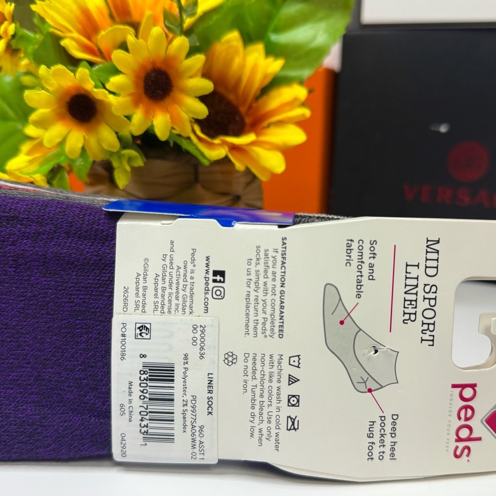 ๐PEDS Set of 8 pairs of Casual Socks SIZE: 5-10 - Picture 6 of 12